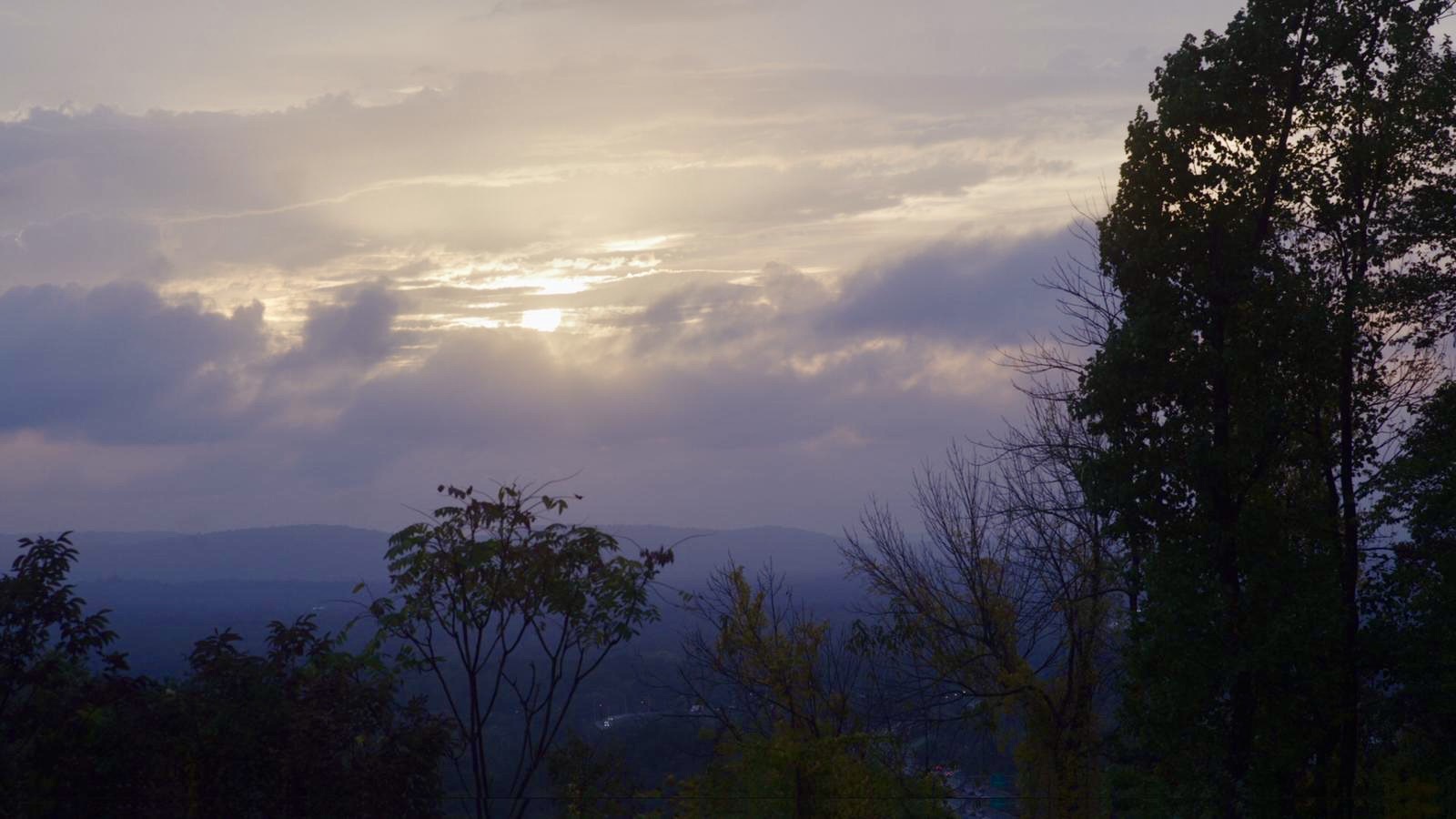NJ mountain sunset